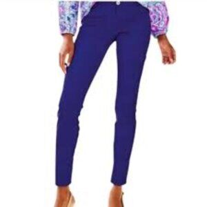 NWT Lilly Pulitzer Kelly pant in Royal Purple Size 8